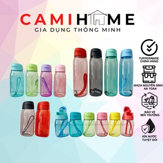 Bình đựng nước kín nước kín khí Lohas Tupperware 350ml, 550ml, 750ml nhựa nguyên sinh an toàn