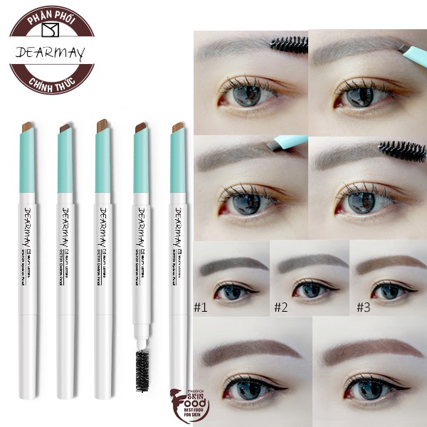 Chì kẻ mày lâu trôi, dễ kẻ Hàn Quốc Dearmay Sketch Eyebrow Pencil