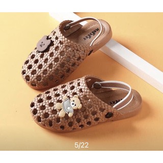 Dép rọ gấu Vintage cho bé
