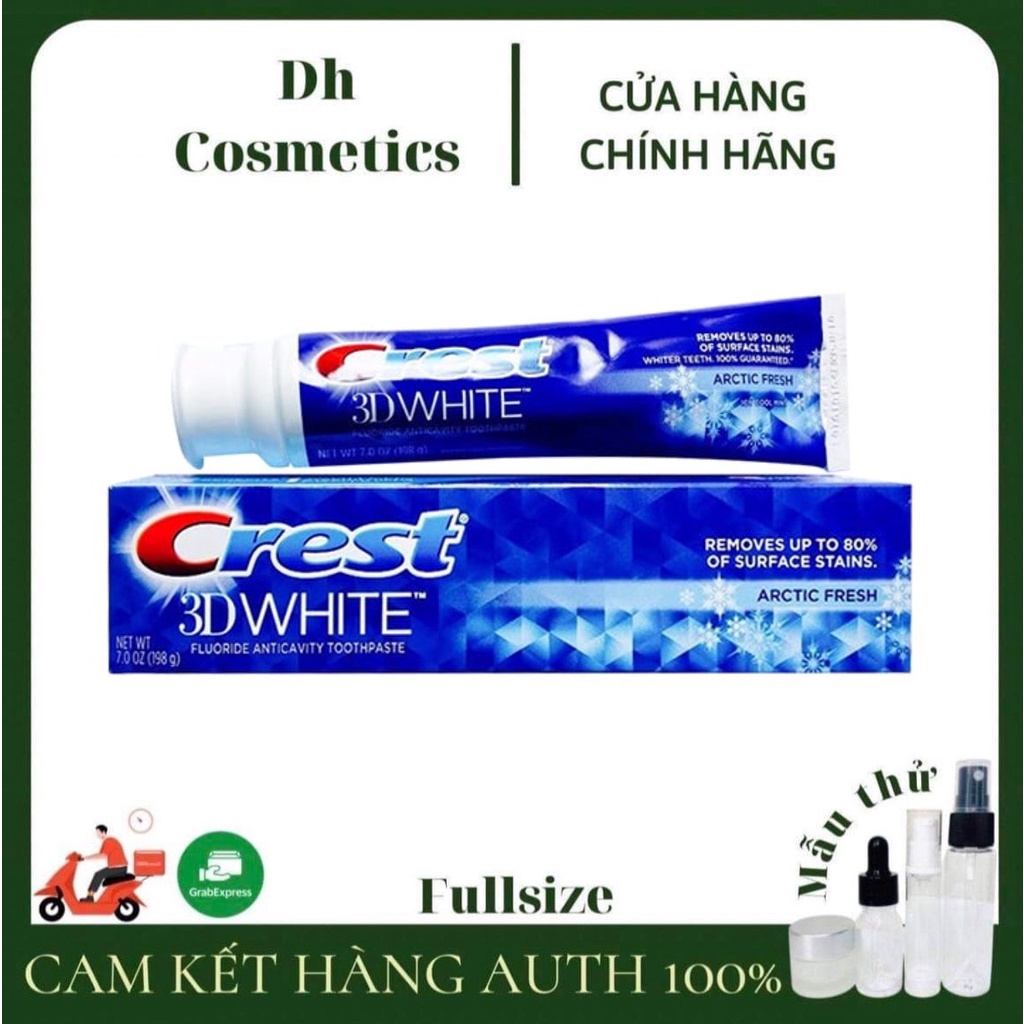 Kem đánh răng Crest 3D White Advanced Whitening 158g – crest
