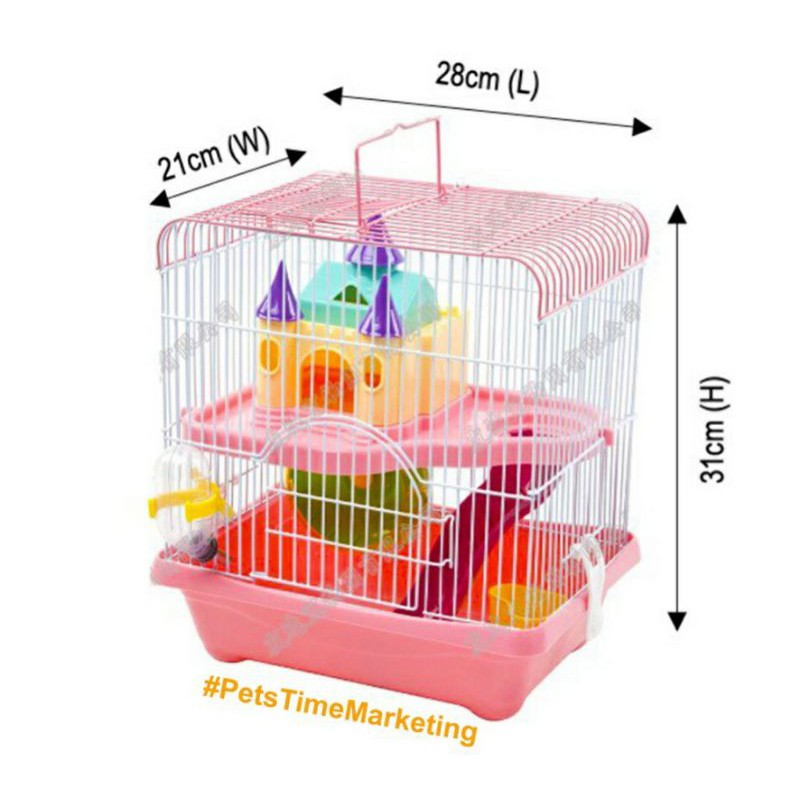 CHUỒNG LỒNG HAMSTER, NHÍM, BỌ Ú, CHUỘT BẠCH YDA101 / YDA102