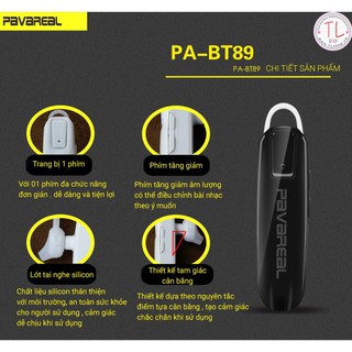 TAI NGHE BLUETOOTH - TAI NGHE BLUETOOTH PAVAREAL