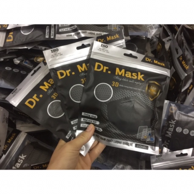 Khẩu trang 4 lớp than Hoạt tính  Dr.MasK 3D | BigBuy360 - bigbuy360.vn