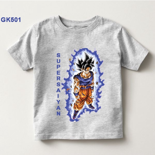 áo songoku dragonball 7 viên ngọc rồng bé trai nhân vật anime dễ thương cotton co giãn dễ chịu mát mẻ