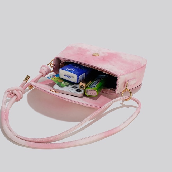 🌸Hàng Order🌸 Túi Xách Nữ CEEKAY Da Vân Đồ Họa Màu Pha Nắp Gập Dính Quai Da Đeo Sang Chảnh Nữ Tính🌸Hàng Quảng Châu