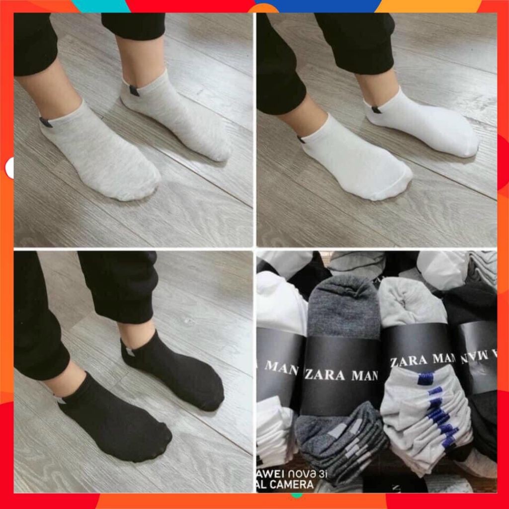 Tất khử mùi,vớ cổ ngắn nam nữ 100% cotton cao cấp