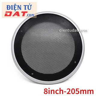Khung Lưới Bảo Vệ Loa 8inch Tràn Viền - Bạc
