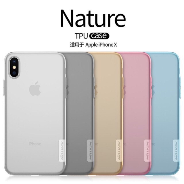 Ốp dẻo hiệu Nillkin chính hãng iPhone X