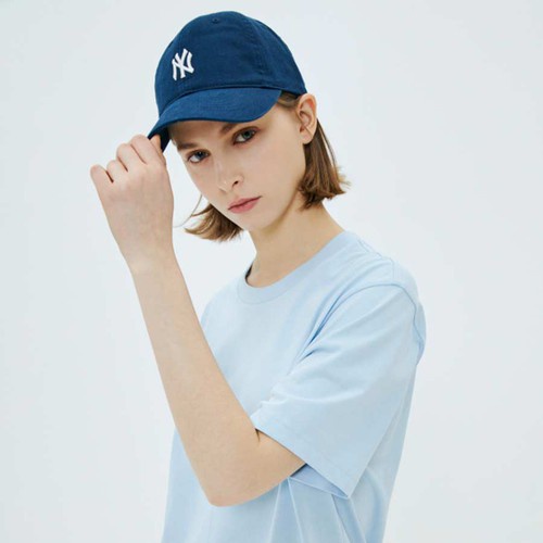 [RAWS] Mũ lưỡi trai Rookie Ball Logo Yankees navy be