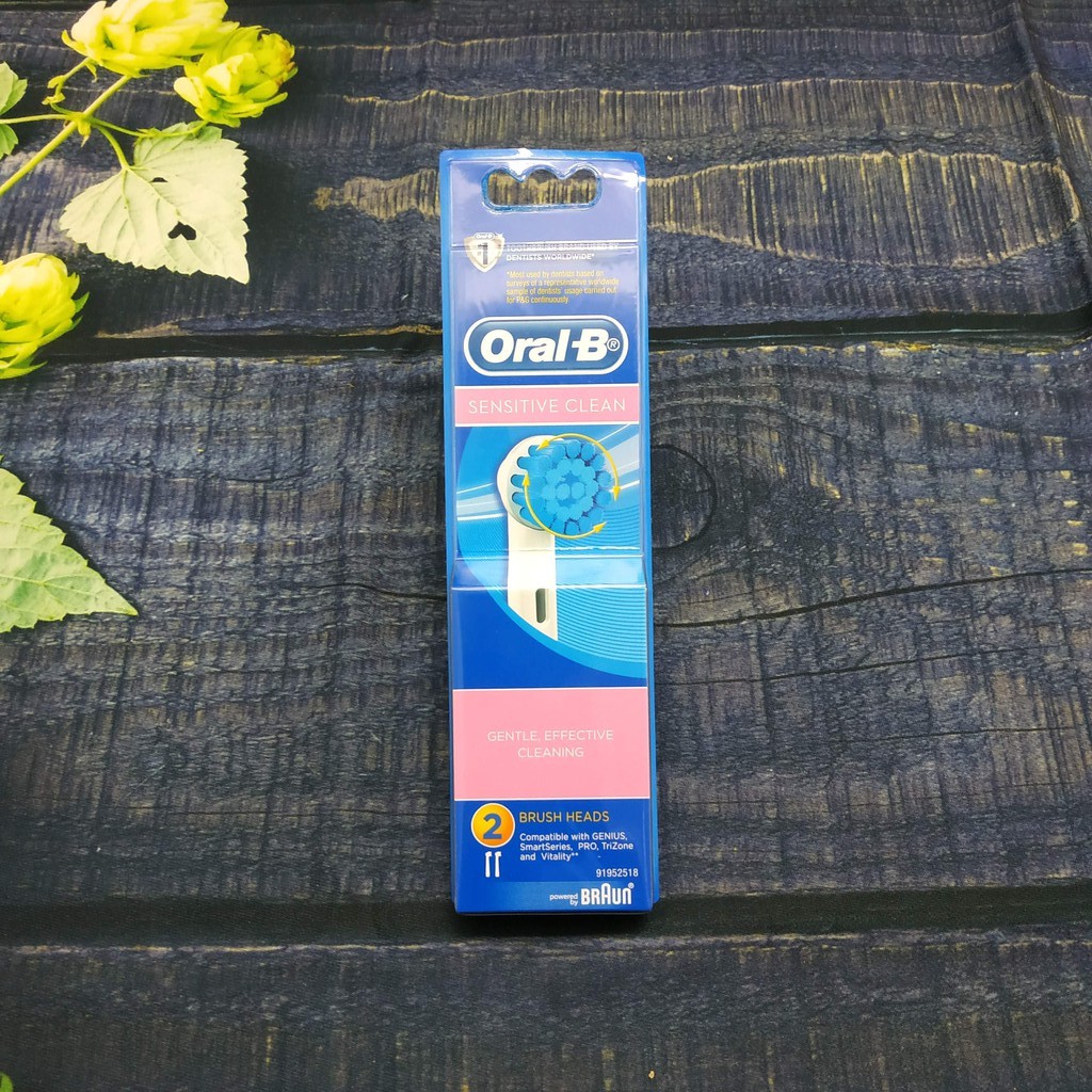 Bộ 2 đầu bàn chải điện Oral-B Sensitive Clean