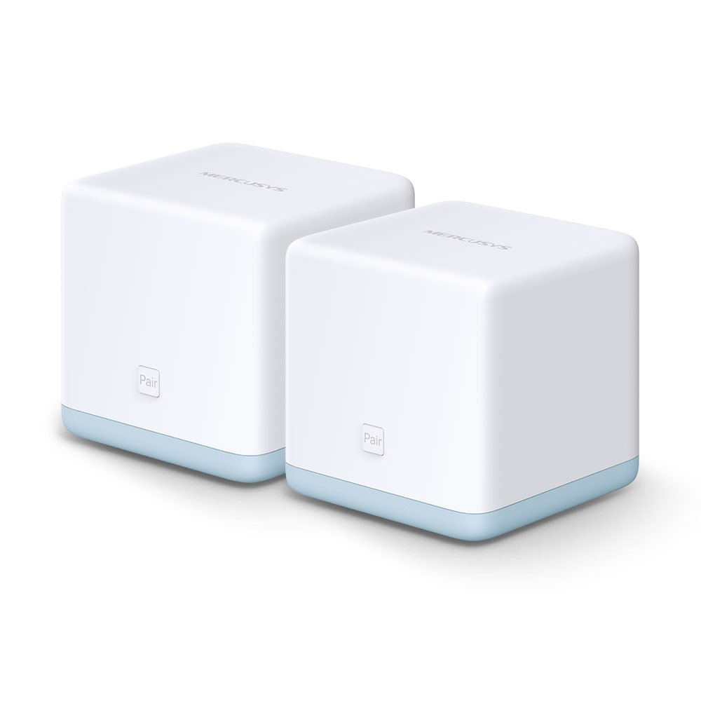 Bộ Phát Wifi Mesh Cho Gia Đình Mercusys Halo S12 (2-Pack) Chuẩn AC Tốc Độ 1200Mbps - Hàng Chính Hãng