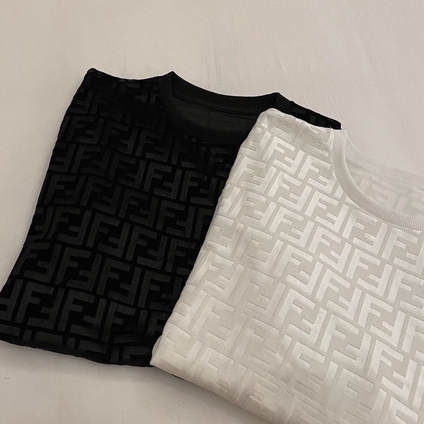 Áo Thun Tay Ngắn Dáng Rộng In Chữ f Vải Nhung Thời Trang Cho Nữ