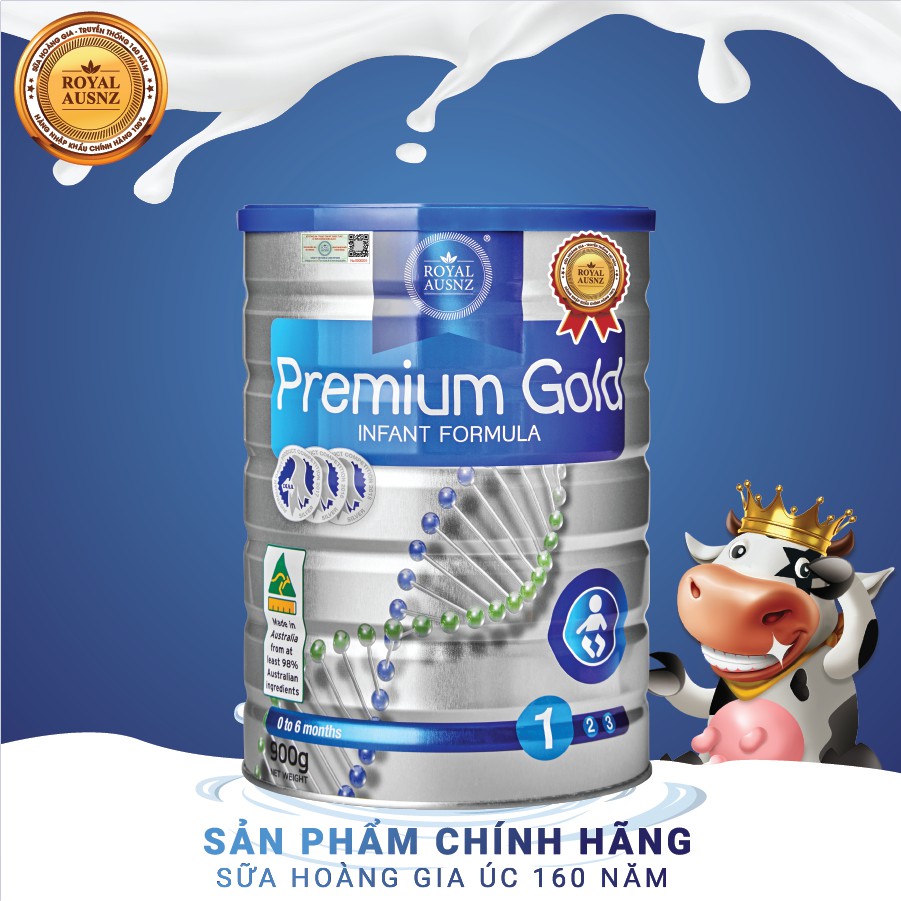 Sữa Hoàng Gia Úc Premium Gold số 1 (400g - 900g)