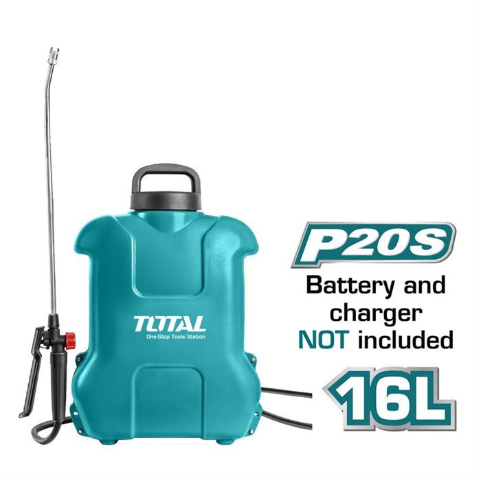 Máy phun thuốc 16L dùng pin Total 20V ( không kèm pin và sạc ) TSPLI2001