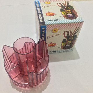 Hộp cắm bút xoay/ Ống cắm bút xoay 360 độ để bàn TTM-3005 Pen holder multifunction