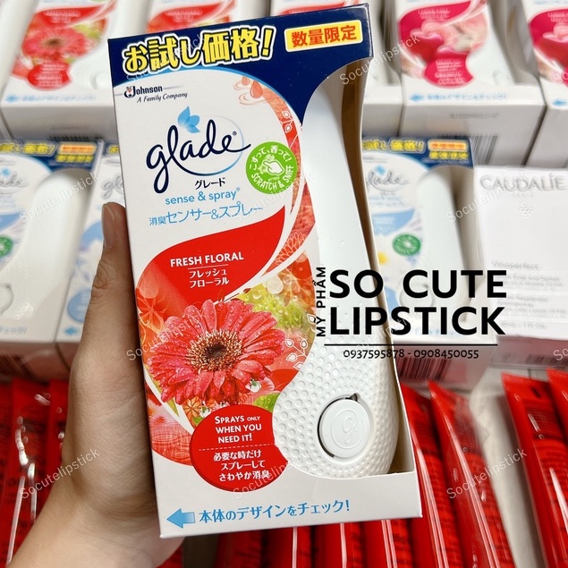 Máy xịt thơm phòng tự động Glade Nhật Bản