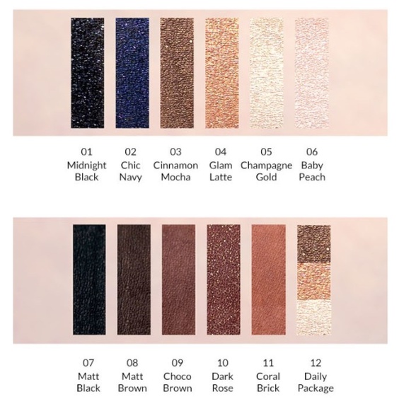 SISTER ANN Double Effect Waterproof Eyepencil Phấn Mắt Hai Hiệu Ứng Chống Thấm Nước ANN