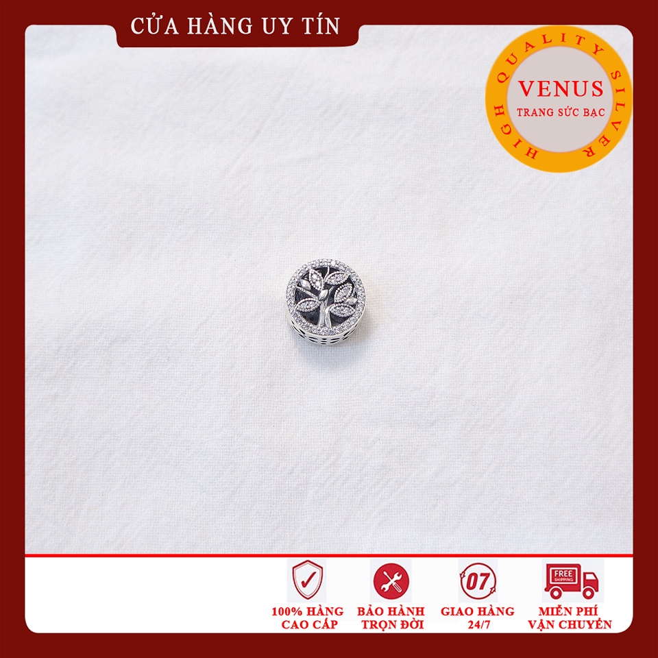 [Charm bạc 925 cao cấp] Charm bạc cây gia đình- Mã sản phẩm VENUSCD