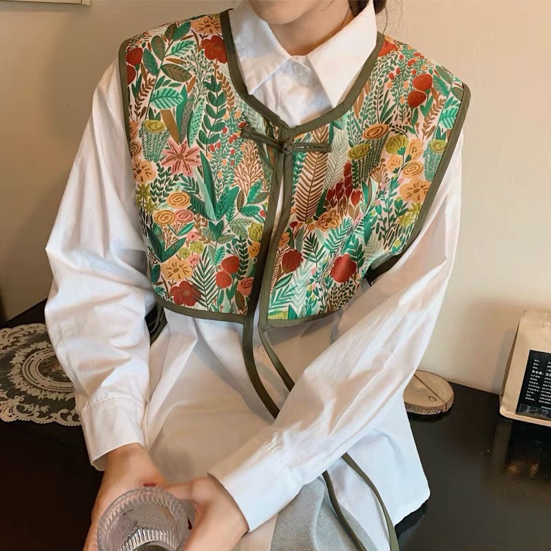 Áo Khoác Không Tay Họa Tiết Thêu Thời Trang Xuân Hè Cho Nữ