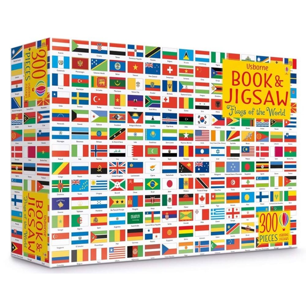 Usborne Flags of the World Book and Jigsaw Rút gọn link Shopee