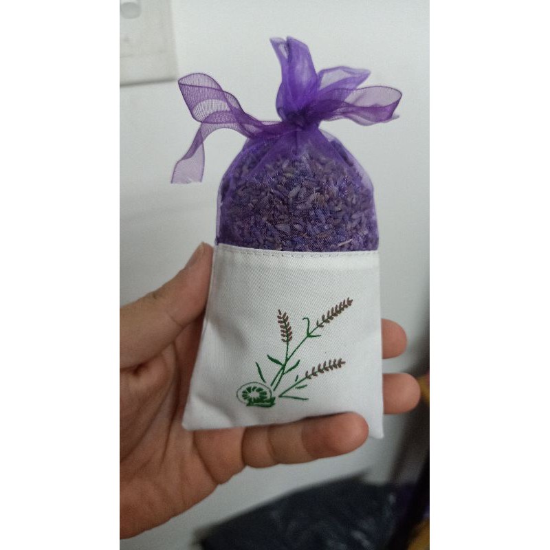 [Combo 20 cái] Vỏ túi thơm thêu hình lavender màu tím dễ thương