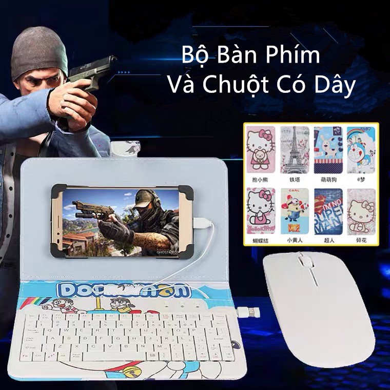 Bộ Bàn Phím Và Chuột Có Dây Type-C Cho Điện Thoại