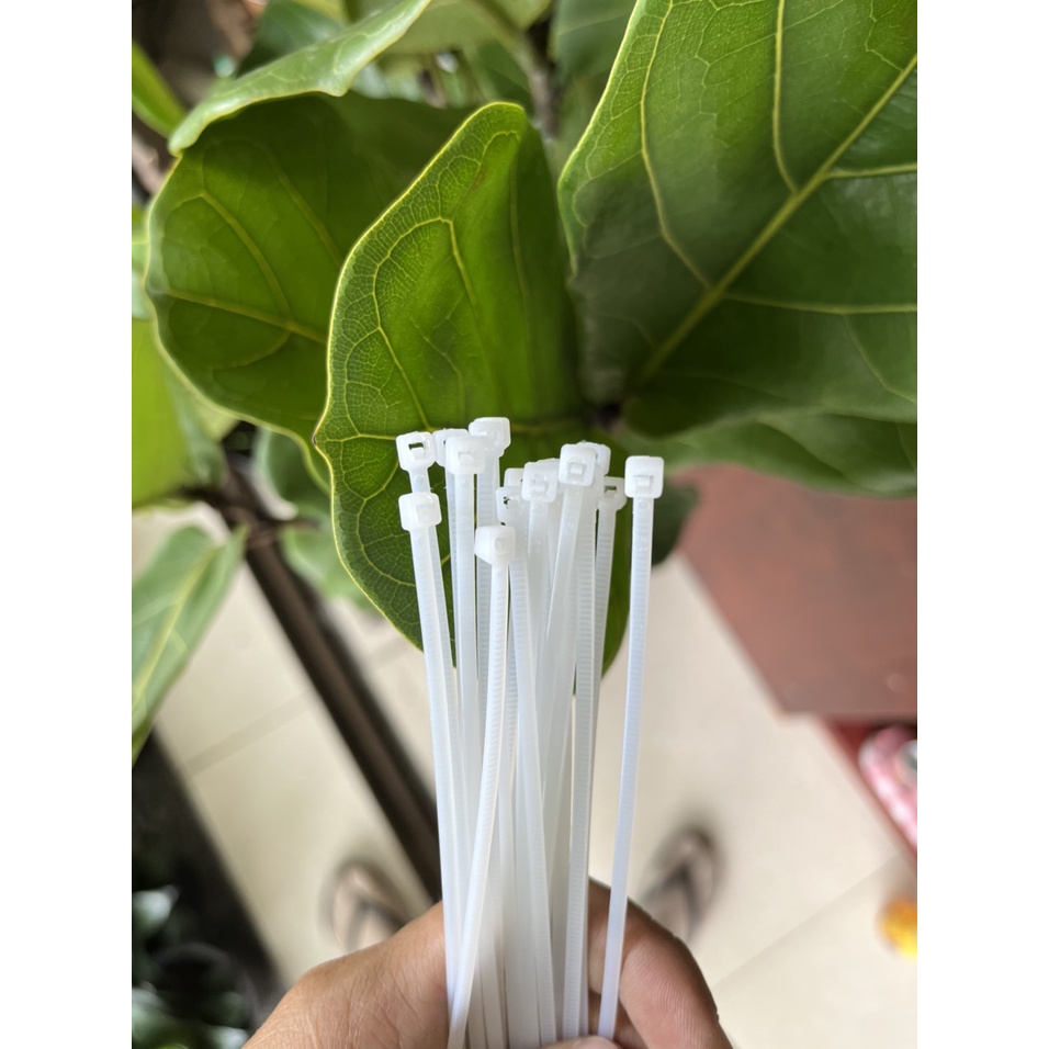 Combo 10 dây rút nhựa dày dài 20cm, thắt chặt, bền, tiện lợi, tiết kiệm
