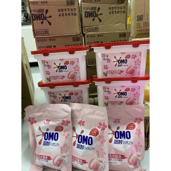 VIÊN GIẶT OMO - 50viên lưu hương, kháng khuẩn .