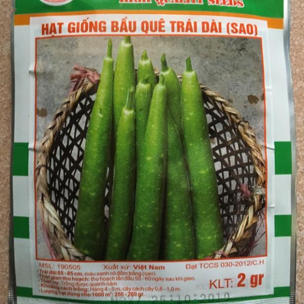 HẠT GIỐNG BẦU SAO TRÁI DÀI