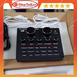 Sound card thu âm V8 có AutoTone Chất Lượng Cao