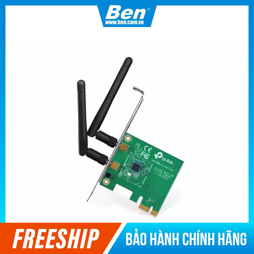 TPLink PCI Express Card wifi (Thu wifi) Chuẩn N 300Mbps TLWN881ND