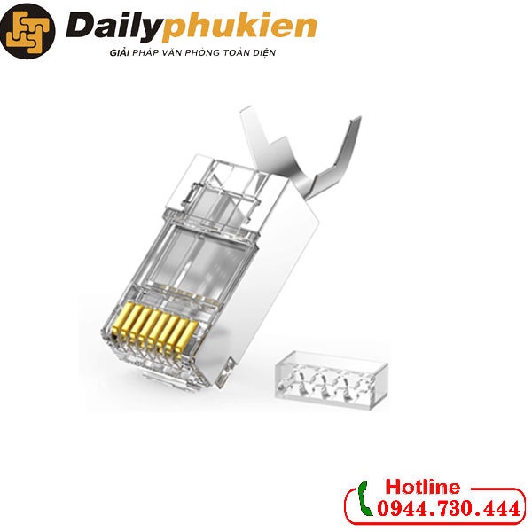 Hạt mạng RJ45 Cat6A/ Cat7 10c/túi Ugreen 70316 chính hãng dailyphukien