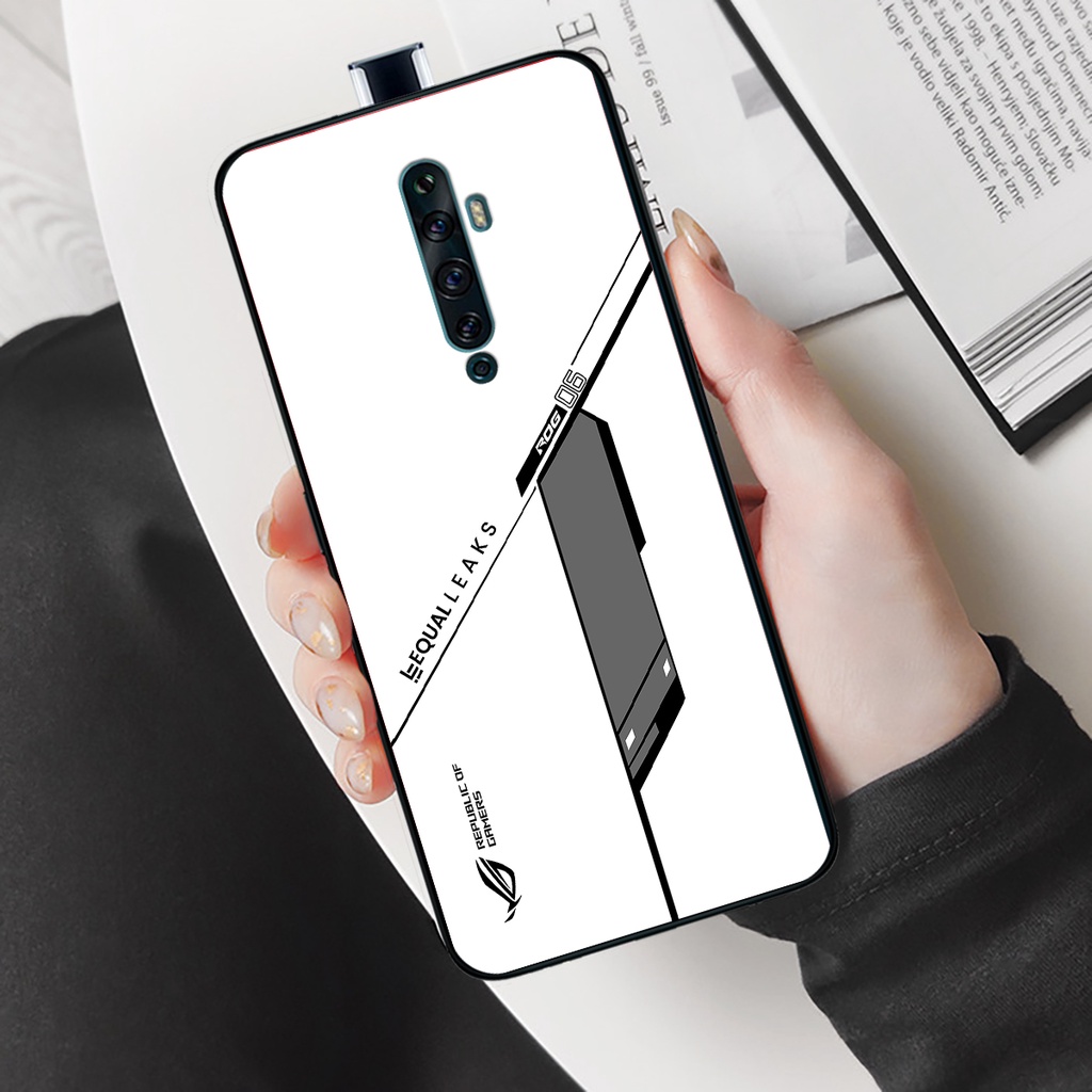 Ốp lưng điện thoại OPPO Reno 2F - Republic of Gamers, chất liệu kính cường lực