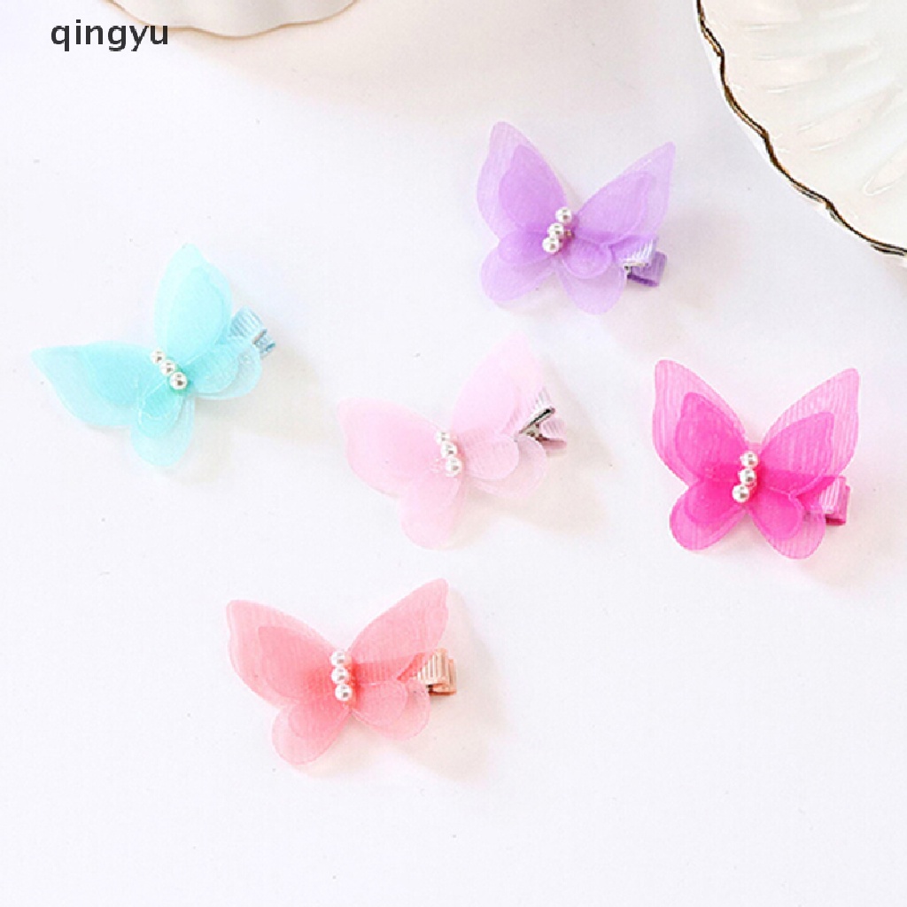 Set 5 Kẹp Tóc Hình Nơ Xinh Xắn Dành Cho Bé Gái