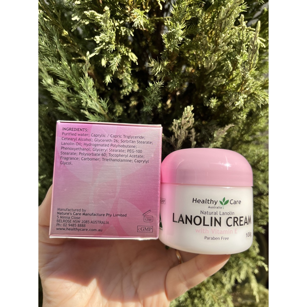 Kem Lanolin chiết xuất từ nhau thai cừu của Úc và vitamin E giúp da trắng mịn