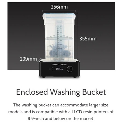 Máy rửa Anycubic Wash and Cure Plus 2021 for 9&quot; machine Rửa và sấy sản phẩm in 3D Resin mẫu lớn