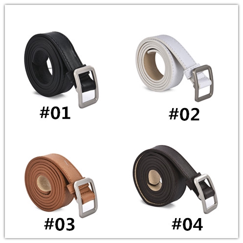 Thắt lưng da thật có khoá kim loại thời trang cho nữ