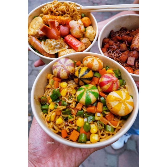 Viên thả lẩu trứng cá / phô mai trứng muối / răng mực