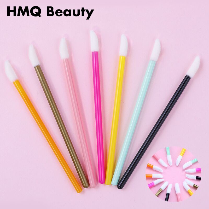 Năm mươi lông mi cá nhân với một bàn chải cá nhân xóa sạch Mascara với một bàn chải trang trí