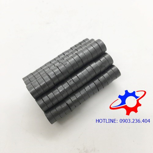 300 viên nam châm đen viên tròn 10x3mm