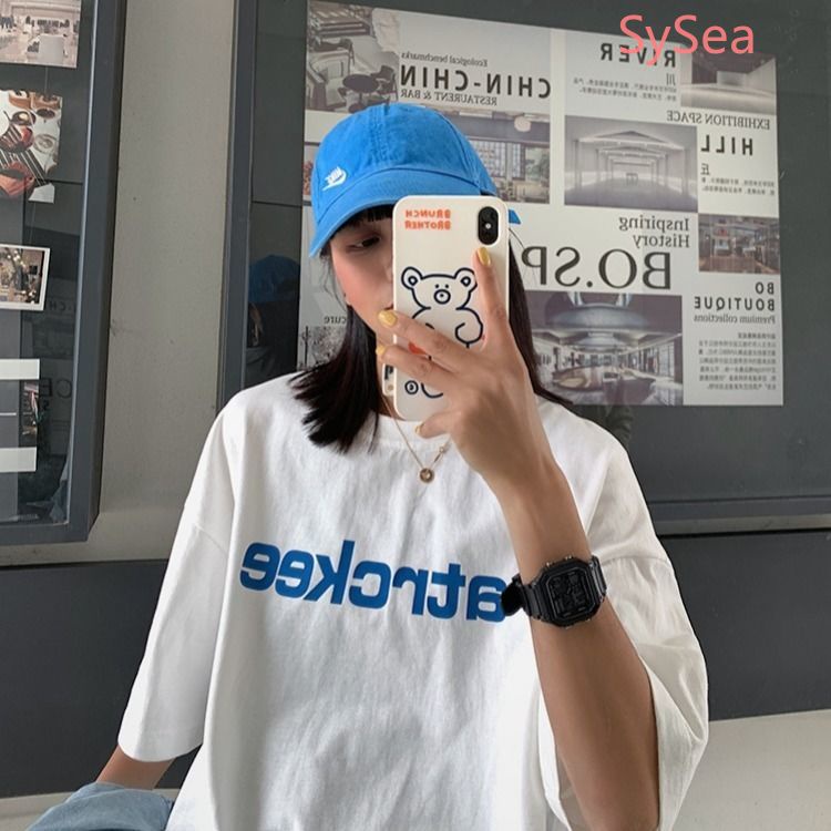 Áo Thun In Hình Bướm Thời Trang Mùa Hè Dành Cho Nữ