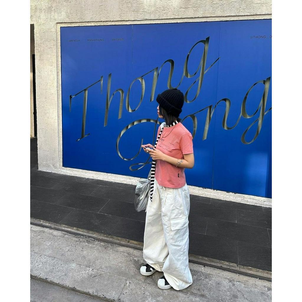 Áo Thun Unisex LIDER Highkey/Lowkey Surreal Tee, Chất Cotton 2 Chiều Đính Đá/Thêu