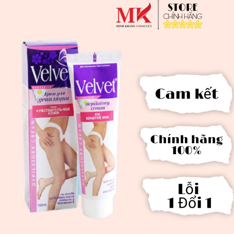 Kem Tẩy Lông Velvet Nga 100ml [Chính Hãng]