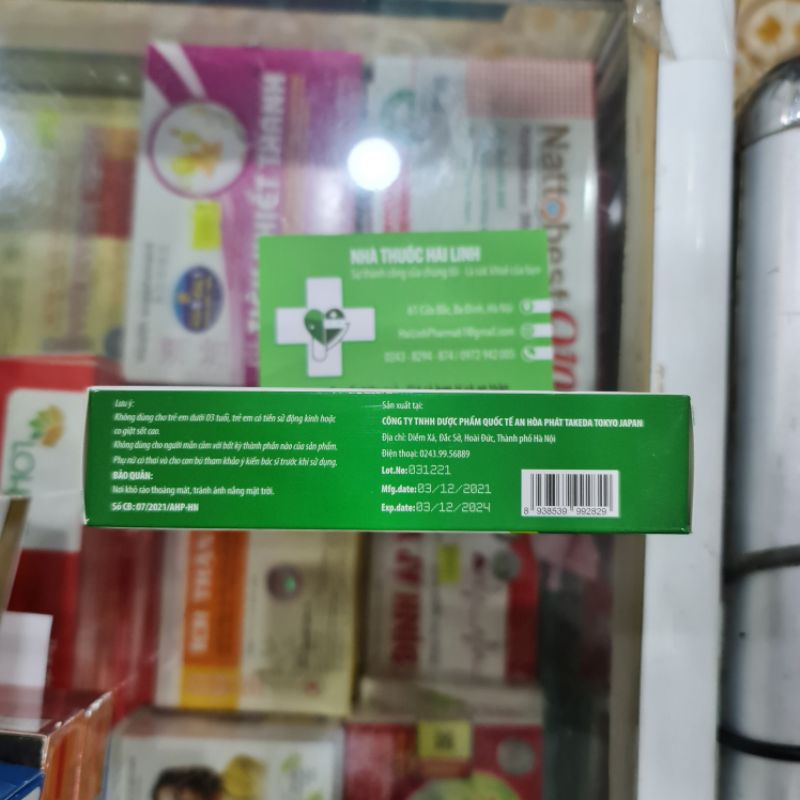 Viên xông Hương tràm NATURAL ⚡ Nhà thuốc Hải Linh ⚡ Hộp 20 viên Giúp phòng cúm, sát khuẩn mũi họng