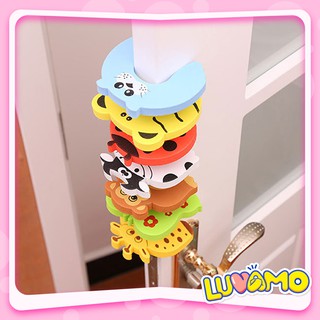  Chặn cửa cao cấp chống sập tay mềm nhẹ đàn hồi bảo vệ an toàn cho bé AT06