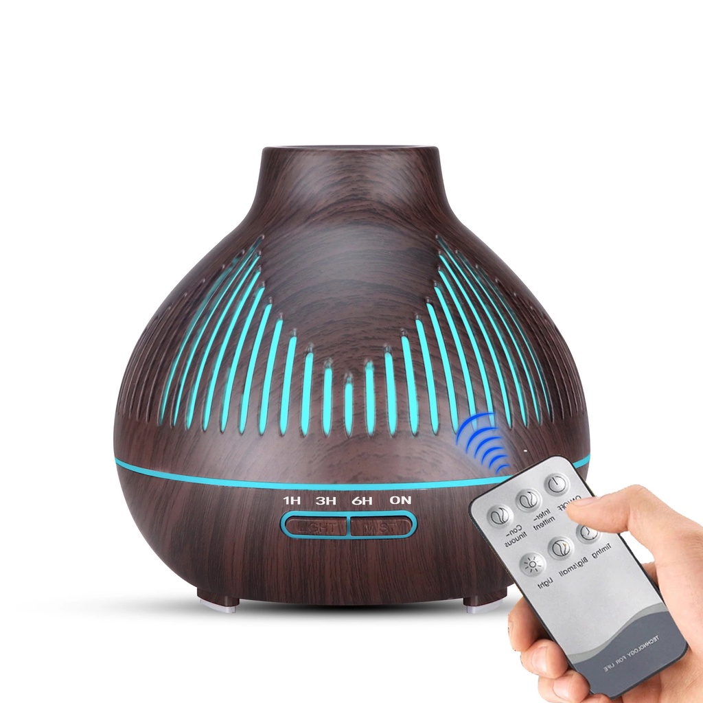 MÁY XÔNG TINH DẦU LỒNG ĐÈN SIÊU ÂM/ KHUẾCH TÁN TINH DẦU THƠM PHÒNG 30M2 CÓ REMOT/BH 12T