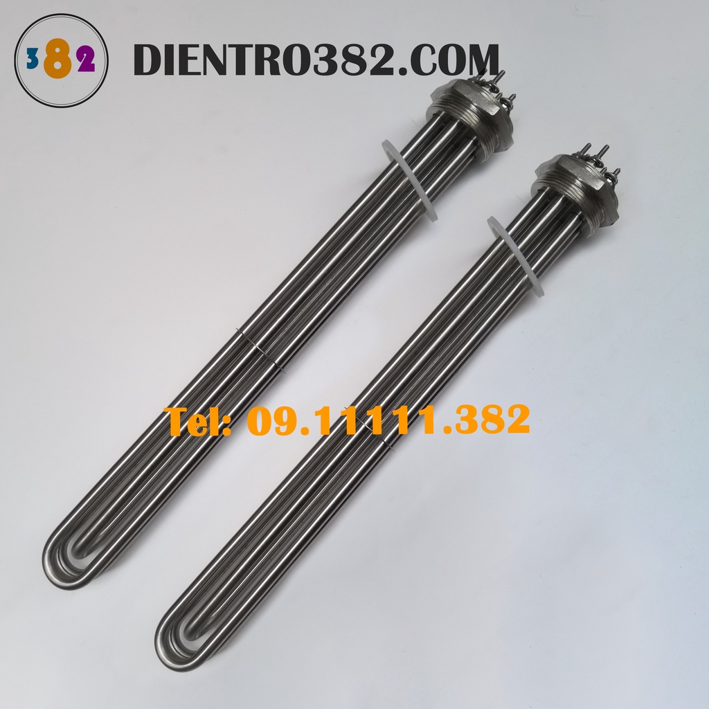 Thanh nhiệt ren phi 59 công suất 12kw cho nồi hơi, đun nước sôi và đun dầu công suất 12kw