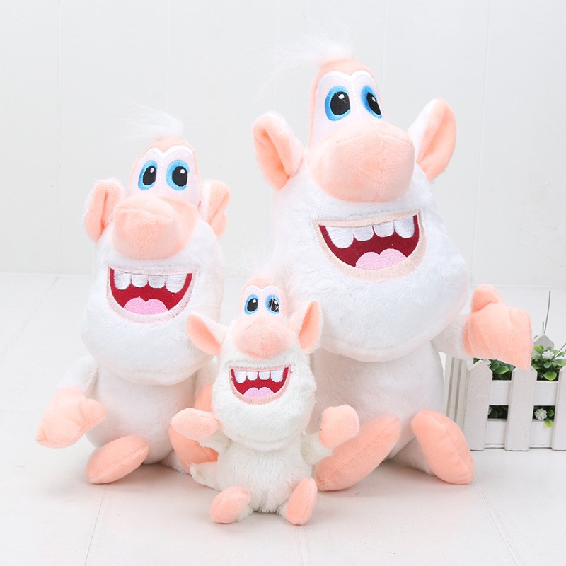 Thú nhồi bông hình nhân vật hoạt hình booba đáng yêu Russian Cartoon Booba Buba Plush Dolls Soft Stuffed Toys Dolls