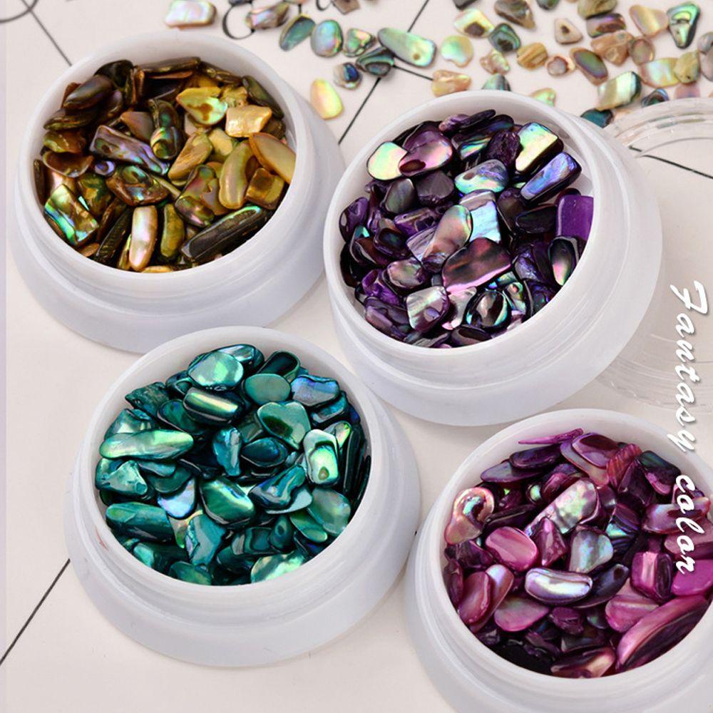 Miếng Dán Trang Trí Móng Tay Hình Vỏ Sò Tự Nhiên Độc Đáo