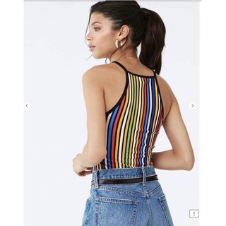 Áo 2 dây yếm hoạ tiết f21